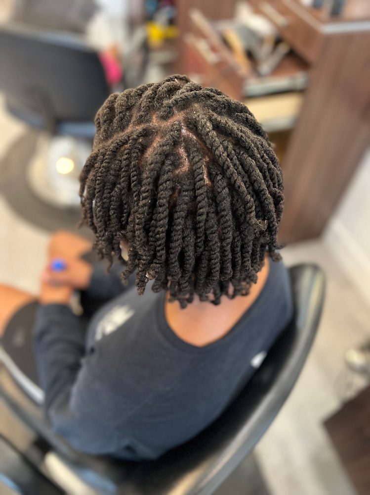 Natural style twists finished at The Rheo Experience